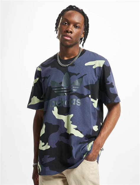 adidas t shirt herren camouflage blau|Camouflage Shirts .